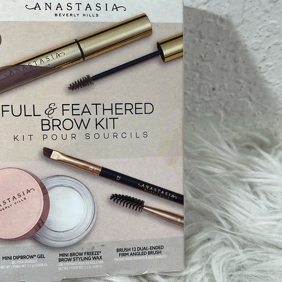 Anastasia Beverly Hills Full & Feathered Brow Kit COLOR TAUPE NEW - Picture 3 of 13